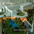 Hotel 3d model building abs plastic scale model